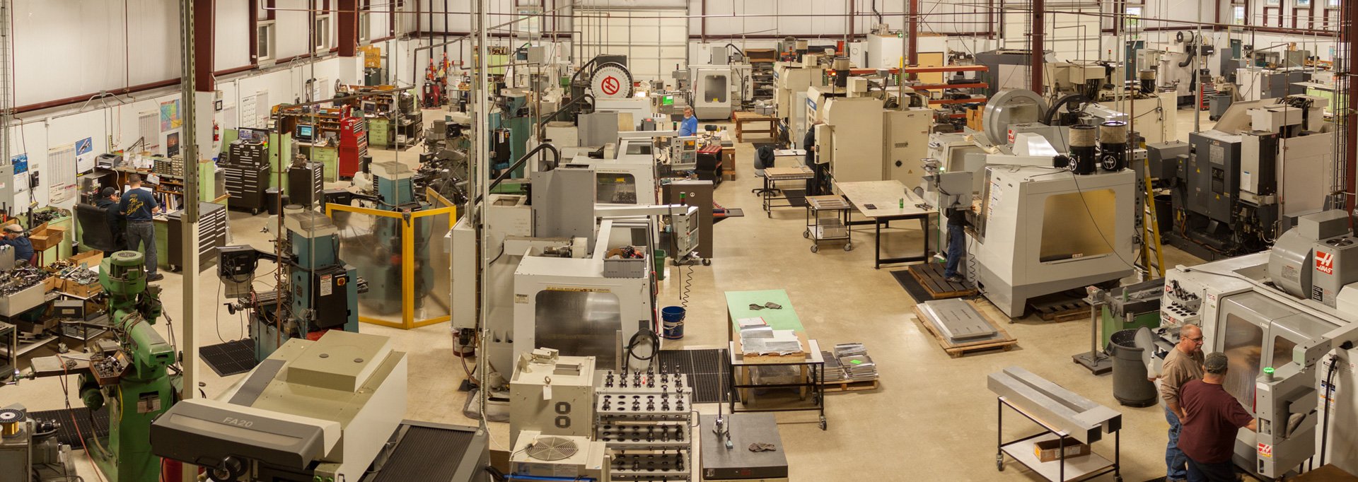 BDE Manufacturing Technologies CNC Machining Section